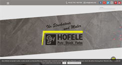 Desktop Screenshot of hofele.info